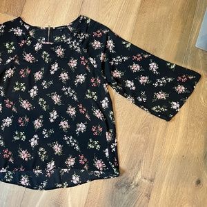 Large Crew Neck Blouse